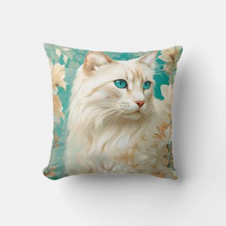 Flame Lynx Point Siamese Portrait Art