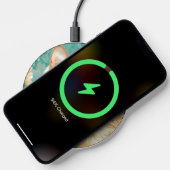Flame Lynx Point Siamese Portrait Art Wireless Charger (Phone)