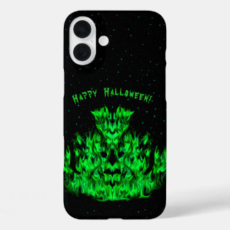 Flame Monster in The Starlight Sky iPhone 16 Plus Case