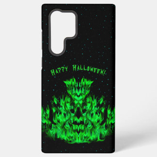 Flame Monster in The Starlight Sky Samsung Galaxy S22 Ultra Case