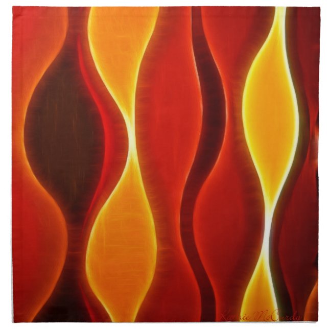 Flame Napkins (Front)