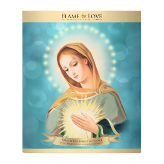 Flame of Love Icon Metal Wall Art