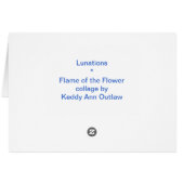 Flame of the Flower (Back Horizontal)