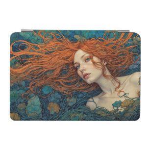 "Flame of the Tides" - A Colourful Portrait iPad Mini Cover