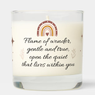 Flame of Wonder – Boho Inspired Candle Design