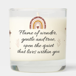 Flame of Wonder – Boho Inspired Candle Design