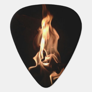 Flame on! guitar pick