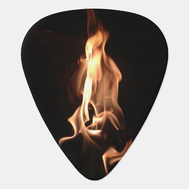 Flame on! guitar pick (Front)