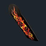 "Flame On" Skateboard Deck<br><div class="desc">Hot tricks or cool moves. This board can burn. Flame on. More decks are available in my store.</div>
