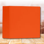 Flame Orange Solid Color | Classic | Elegant 3 Ring Binder<br><div class="desc">Flame Orange Solid Color | Classic | Elegant | Trendy | Stylish | Minimalist</div>