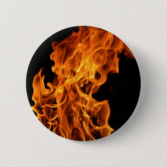Flame Pinback Button (Front)