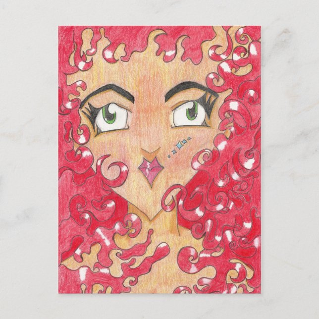Flame Postcard (Front)