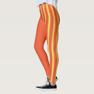 Flame & Primrose Yellow Jester Leggings