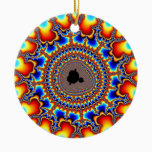 Flame Ring Ceramic Ornament