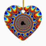 Flame Ring Ceramic Ornament
