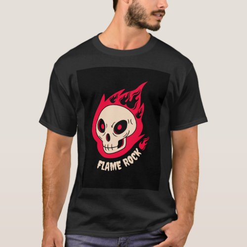 Flame rock T_Shirt