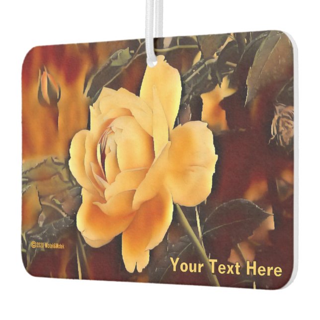 Flame Rose Air Freshener (Left)