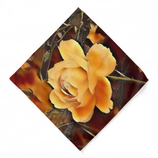 Flame Rose Bandana