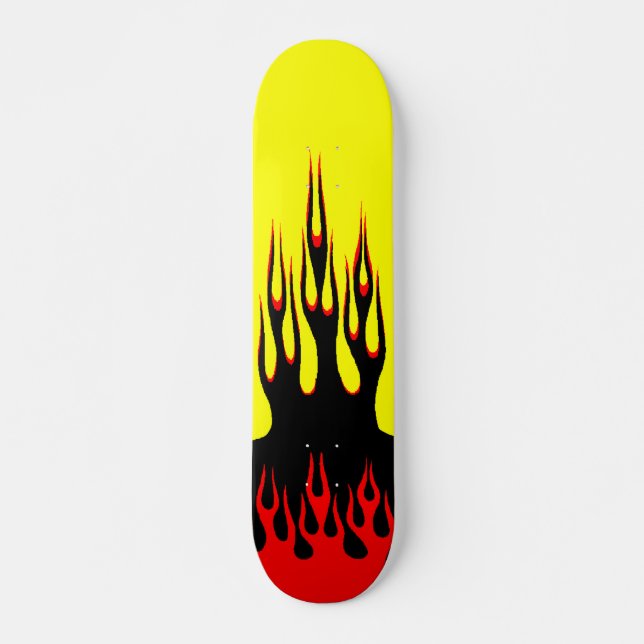 Flame Skateboard (Front)