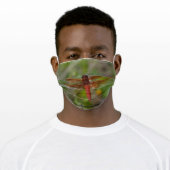 Flame Skimmer Adult Cloth Face Mask (Worn)