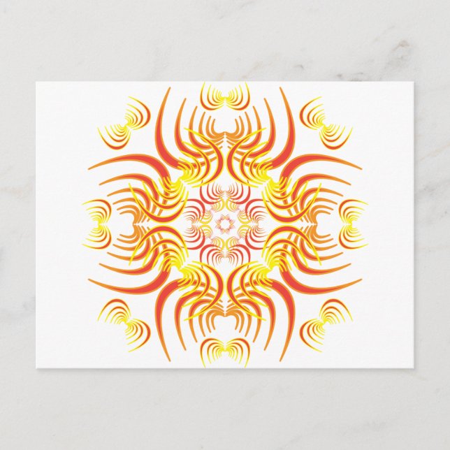 Flame Spikes Postcard (Front)