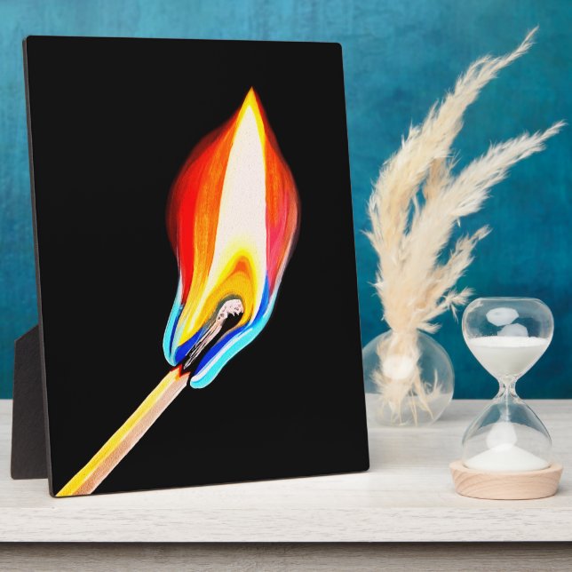 Flame Symbol of Passion, Energy & Creativity Plaque (Side)
