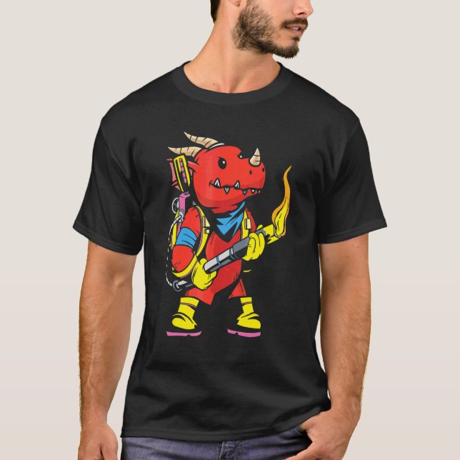 Flame Thrower  Flamethrower Hot Burn 3 T-Shirt (Front)