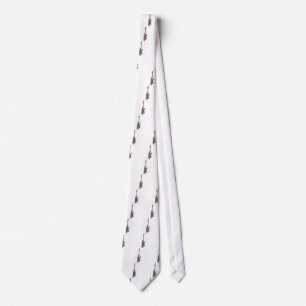 Flame Throwing Dragon Guitar Neck Tie