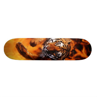 Flame Tiger Skateboard Deck