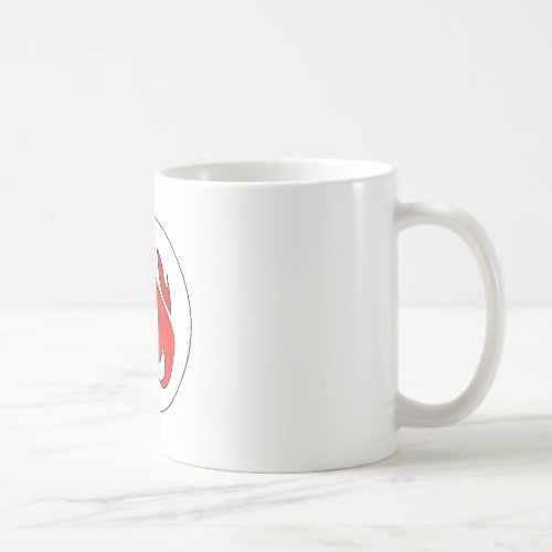 Flame Tuft of Fire from Hot Water Music Coffee Mug
