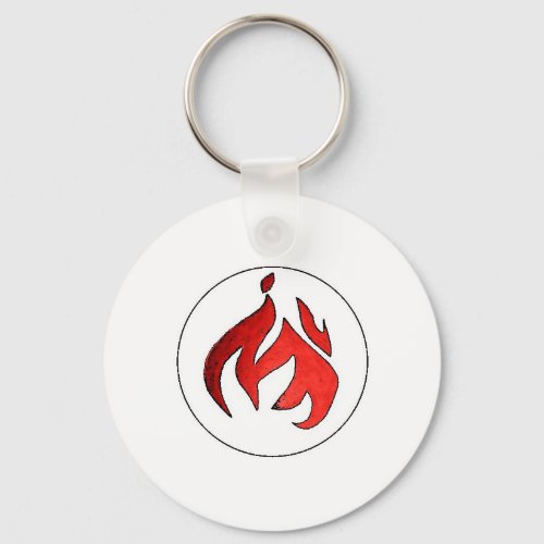 Flame Tuft of Fire from Hot Water Music Keychain