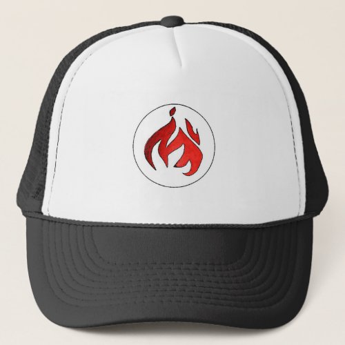 Flame Tuft of Fire from Hot Water Music Trucker Hat