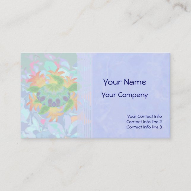 Flame Turtle Business Card Template (Front)