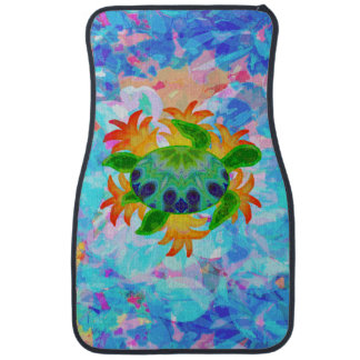 Flame Turtle Car Floor Mat