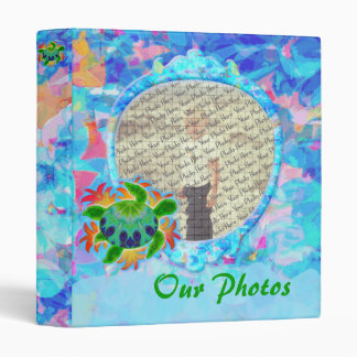 Flame Turtle Customizable 1" Photo Binder