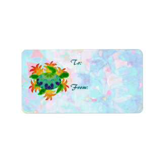 Flame Turtle Gift Labels