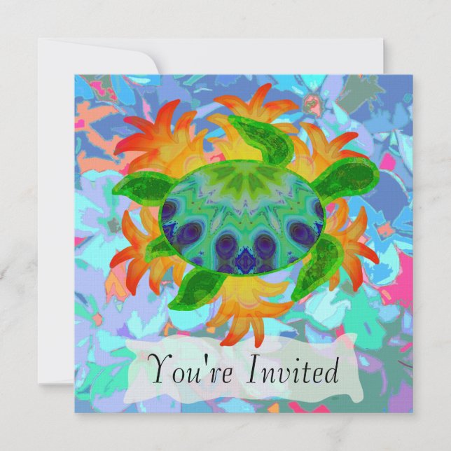 Flame Turtle Invitations (Front)