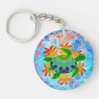 Flame Turtle Keychain