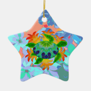 Flame Turtle Star Ornament