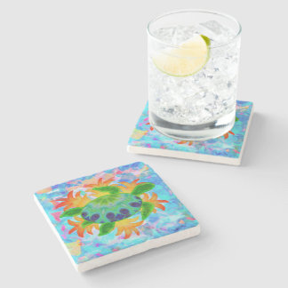 Flame Turtle Stone Coaster