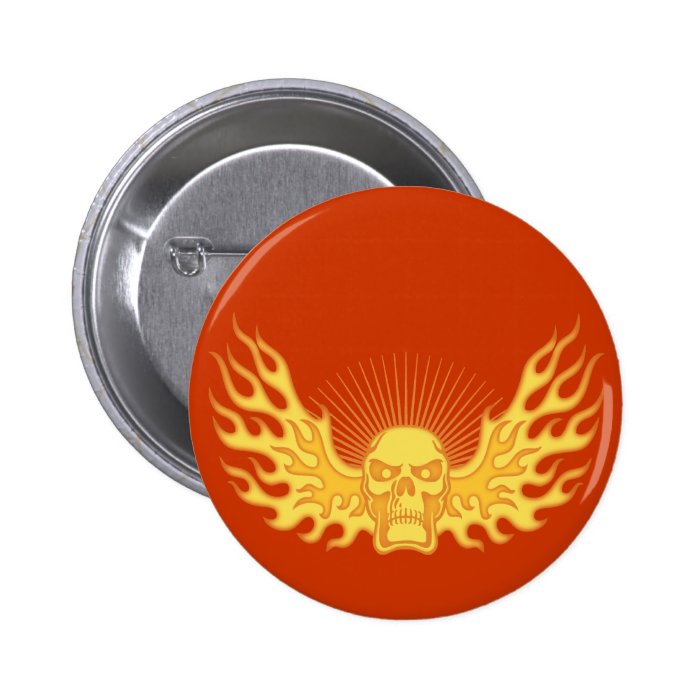 Flame Wing Buttons