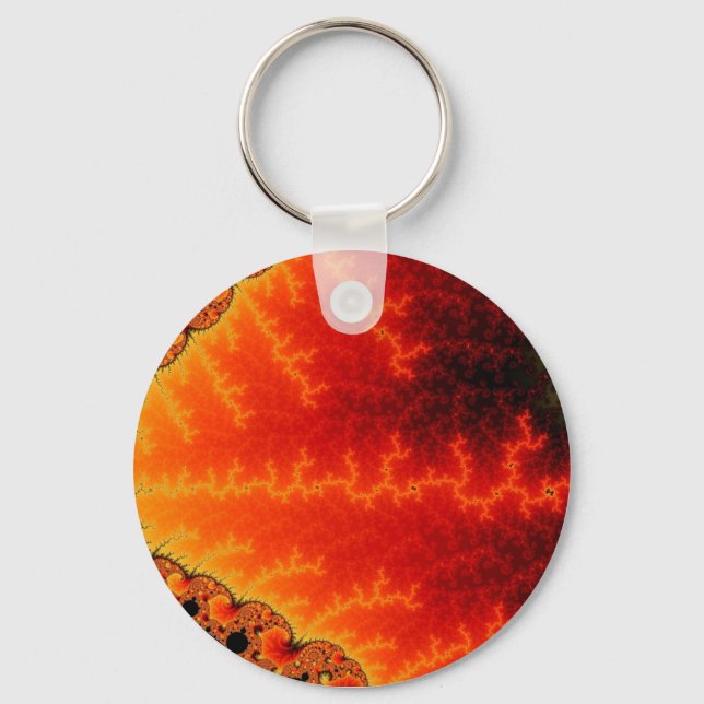 Flame Zigzag Keychain (Front)