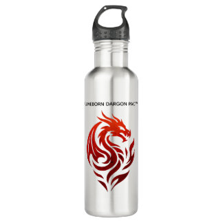 Flameborn Dragon Pact  Stainless Steel Water Bottle