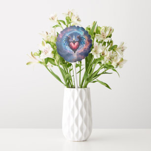 Flamebound Heart of the Moon – Gothic Cosmic Love Balloon