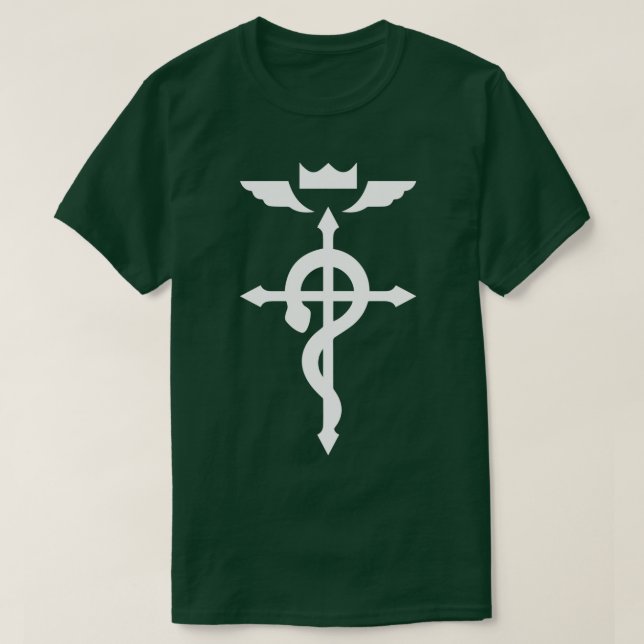 Flamels Cross Alchemy Symbol T-Shirt (Design Front)