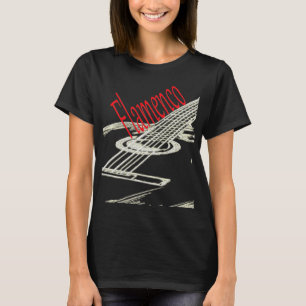 Flamenco Acoustic Guitar Player Premium T-Shirt