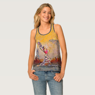 Flamenco Art Women's Tank Top