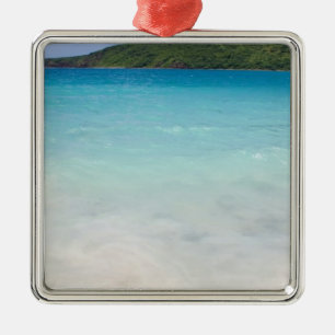Flamenco Beach Culebra Metal Ornament