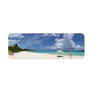 Flamenco Beach Culebra Puerto Rico Label