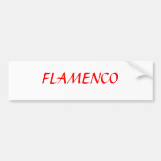 FLAMENCO BUMPER STICKER